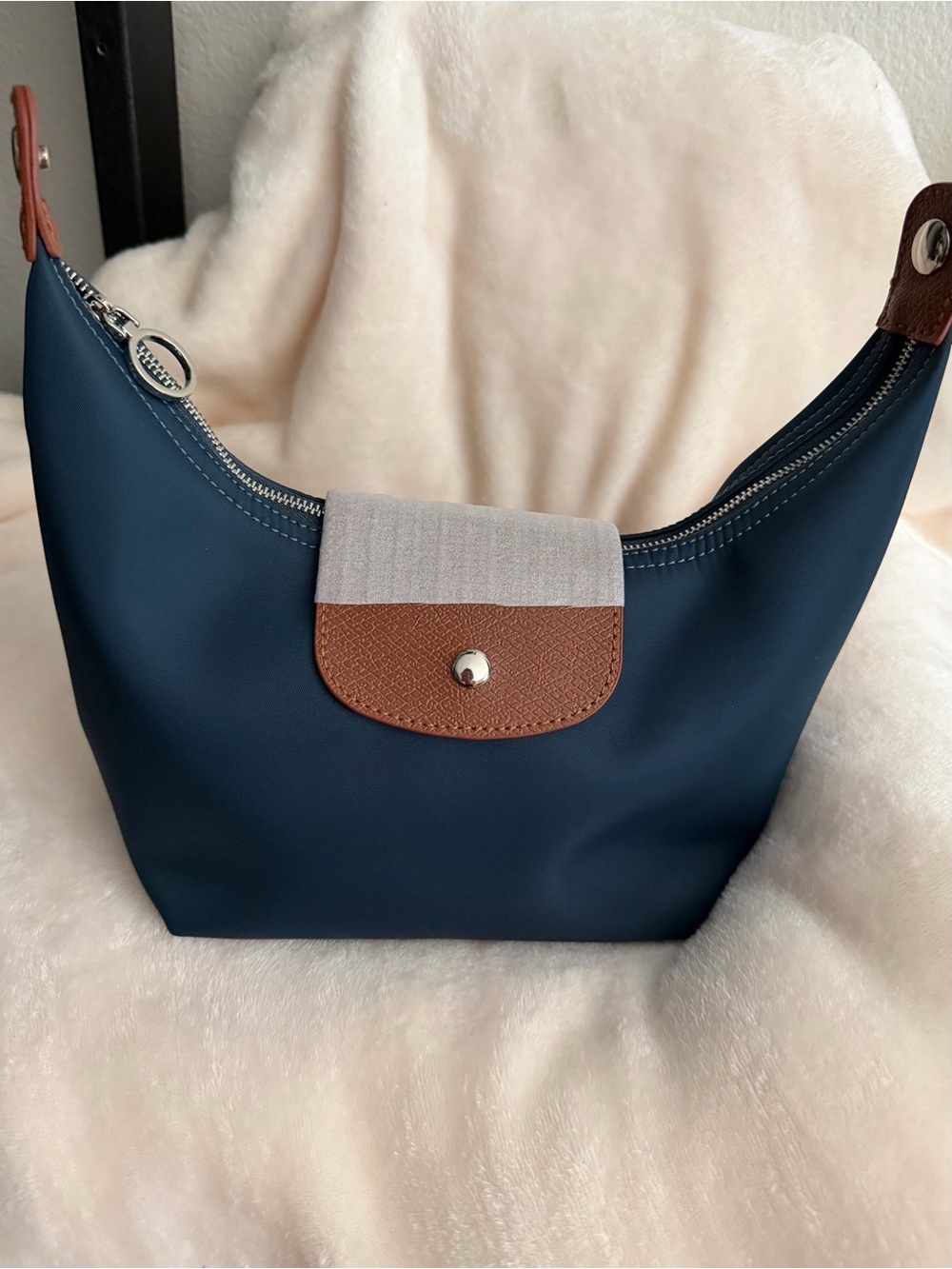 DURV Indigo and Brown Mini Handbag - Picture 5 of 16